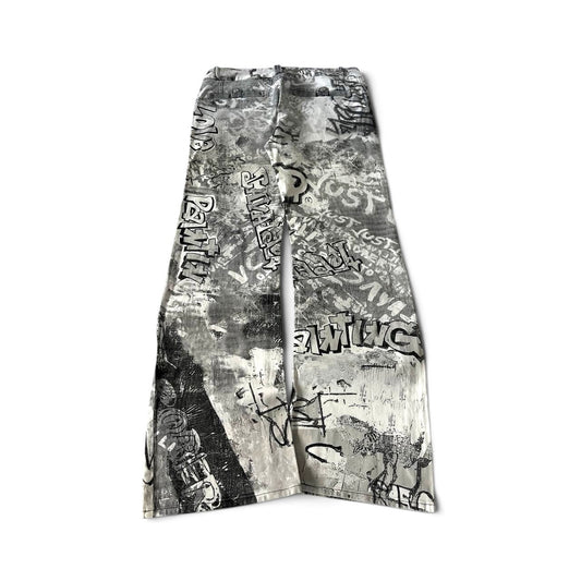 Just Cavalli Graffiti Print Jeans