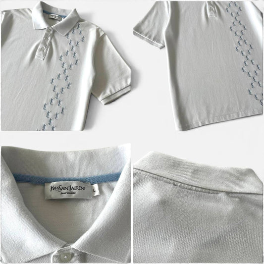 Yves Saint Laurent Monogram Polo Shirt