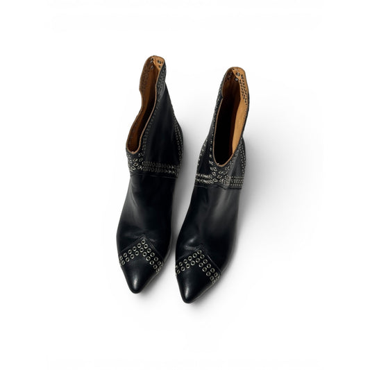 Isabel Marant Studded Leather Ankle Boots