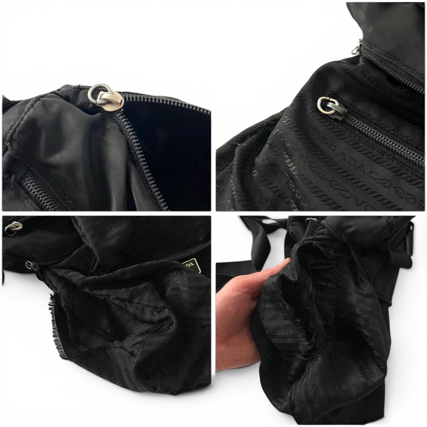 Prada Tessuto Nylon Shoulder Bag