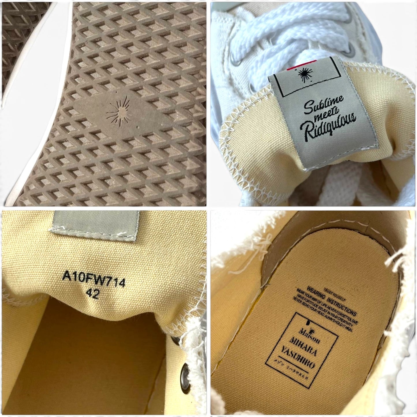 Maison Mihara Yasuhiro Peterson Low Canvas Sneakers
