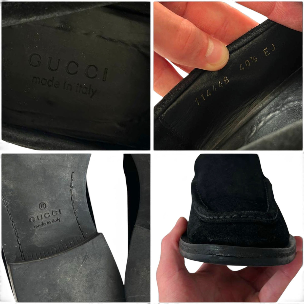 Gucci Suede Horsebit Loafers Men’s Slip On Shoes