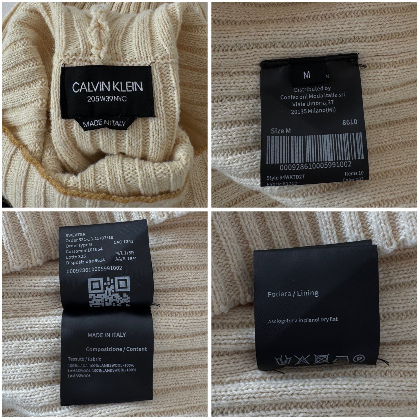 Calvin Klein 205W39NYC by Raf Simons Sweater