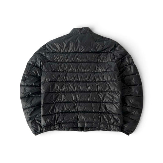 Prada Metall Logo Black Puffer Jacket