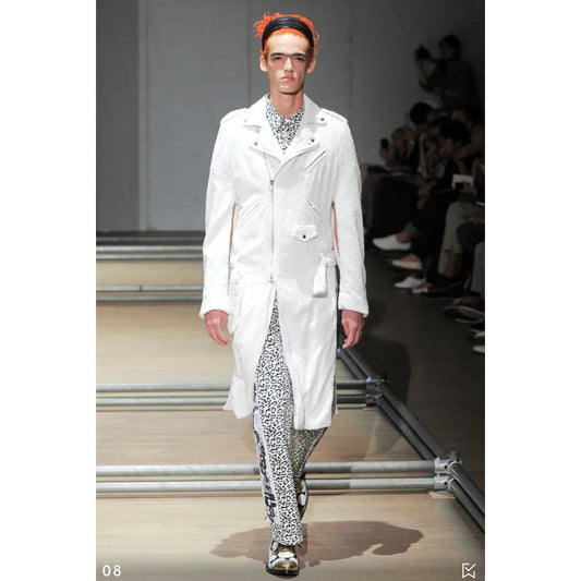 COMME des GARÇONS HOMME PLUS SS13 “Poor King” Leopard / Eye Graphic Panel Trousers