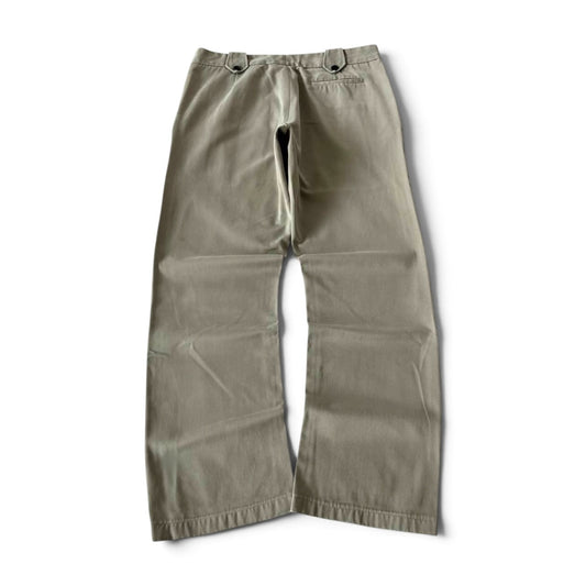 Dior Homme Beige Wide Leg Trousers Pants