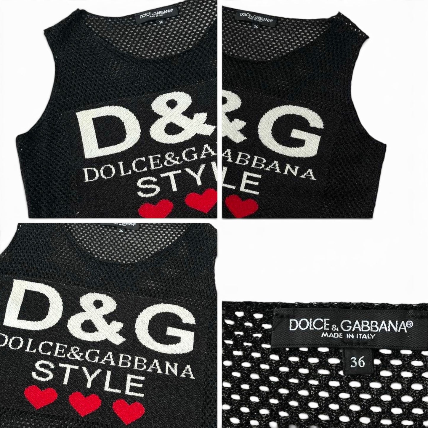 Dolce & Gabbana Mesh Tank Top