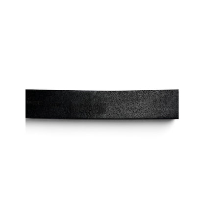 Just Cavalli Vintage Black Leather Rhinestone Star Buckle Belt