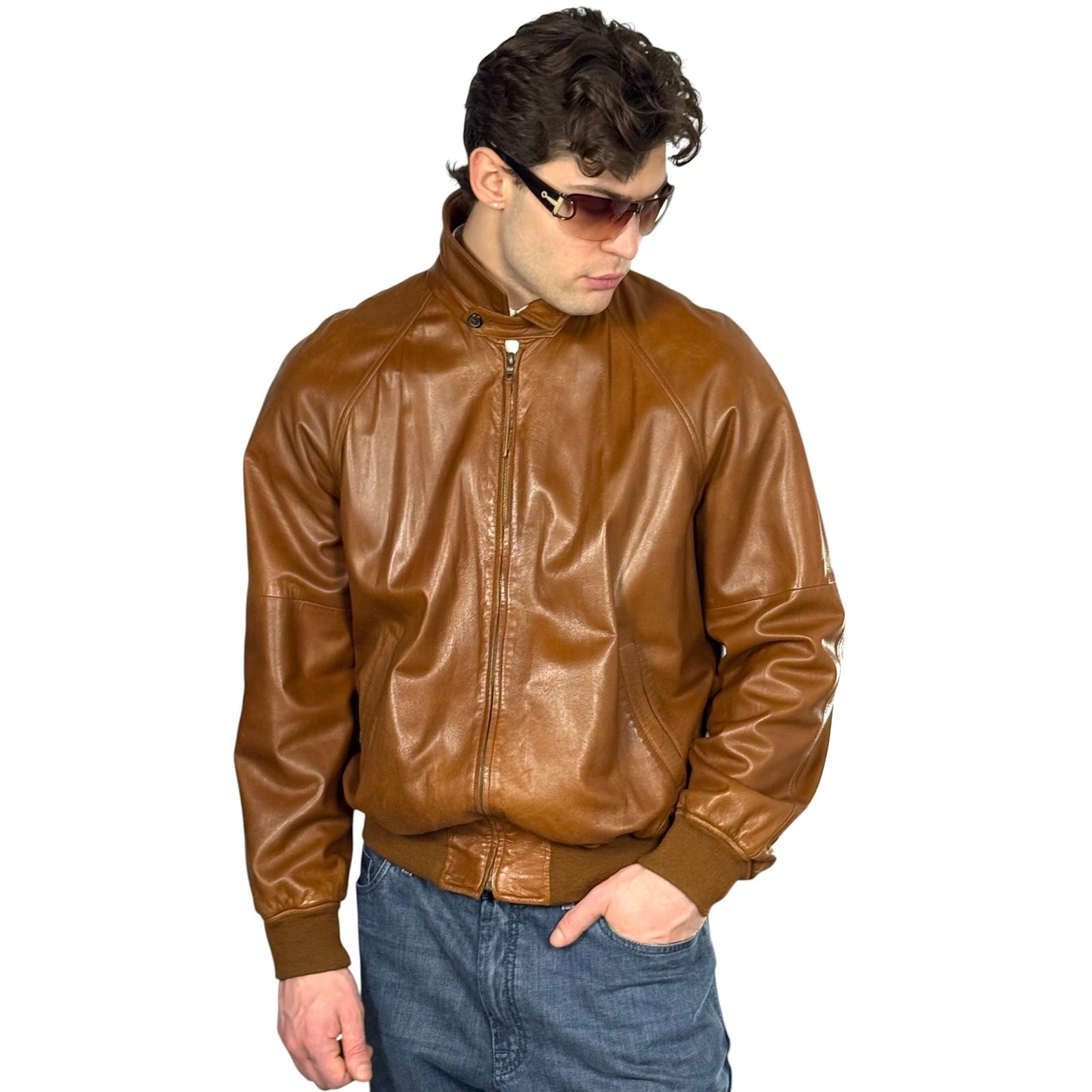 Ralph Lauren Purple Label Lambskin Leather Jacket