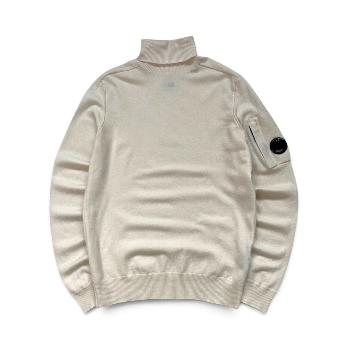 C.P. Company Men’s Turtleneck Lens Knit Sweater