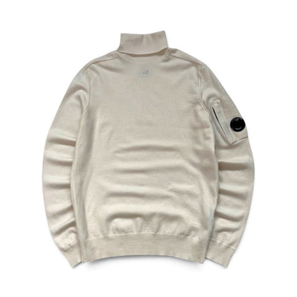 C.P. Company Men’s Turtleneck Lens Knit Sweater