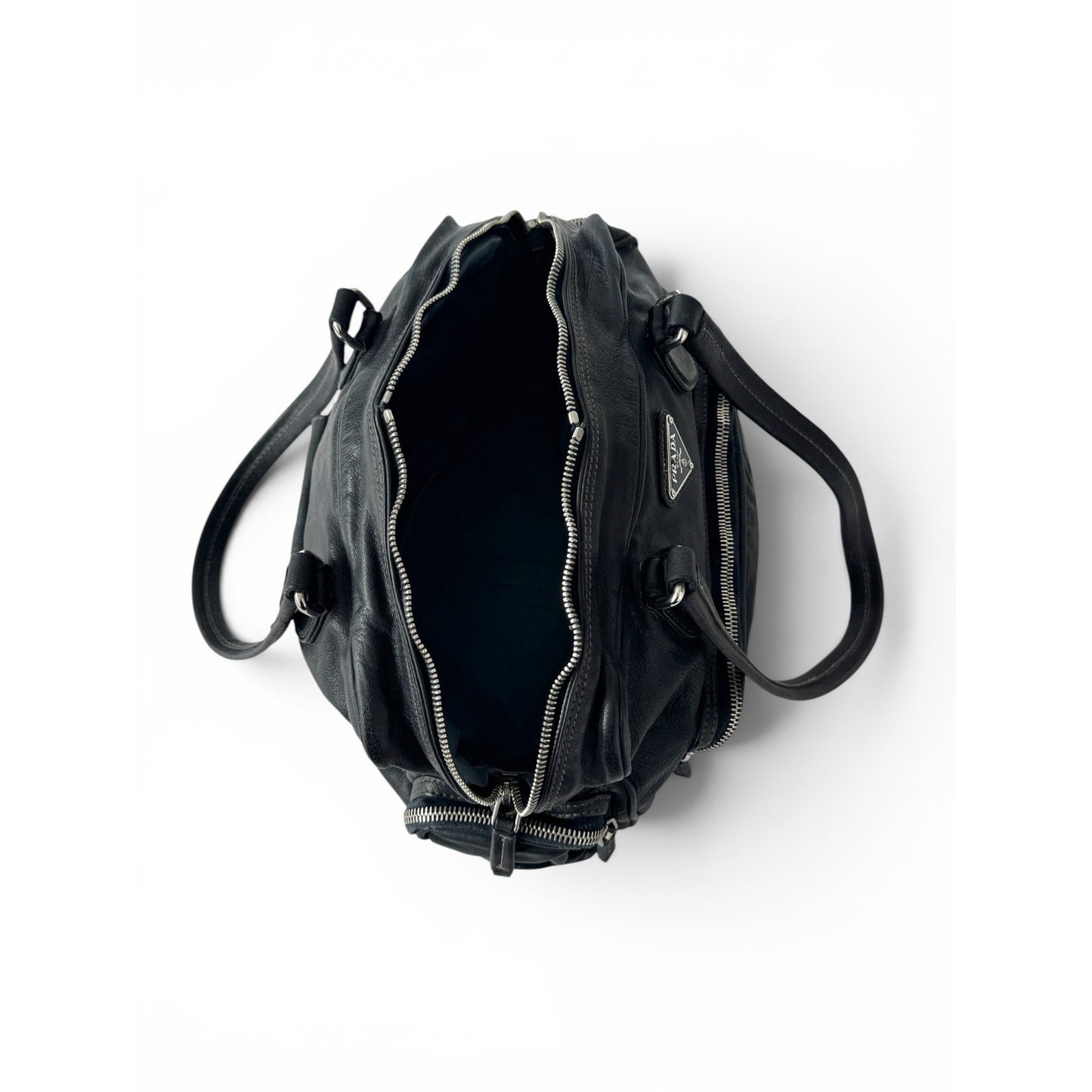 Prada Vitello Leather Cargo Shoulder Bag