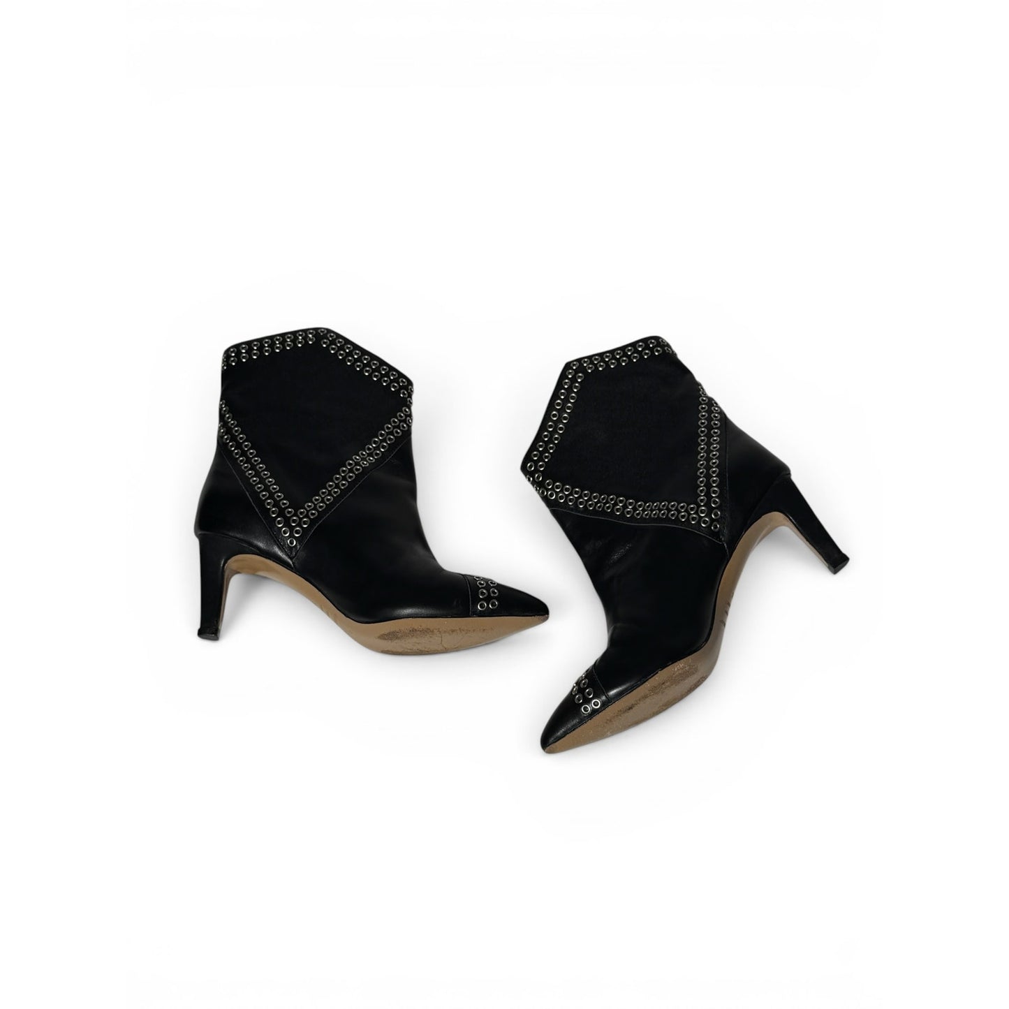 Isabel Marant Studded Leather Ankle Boots