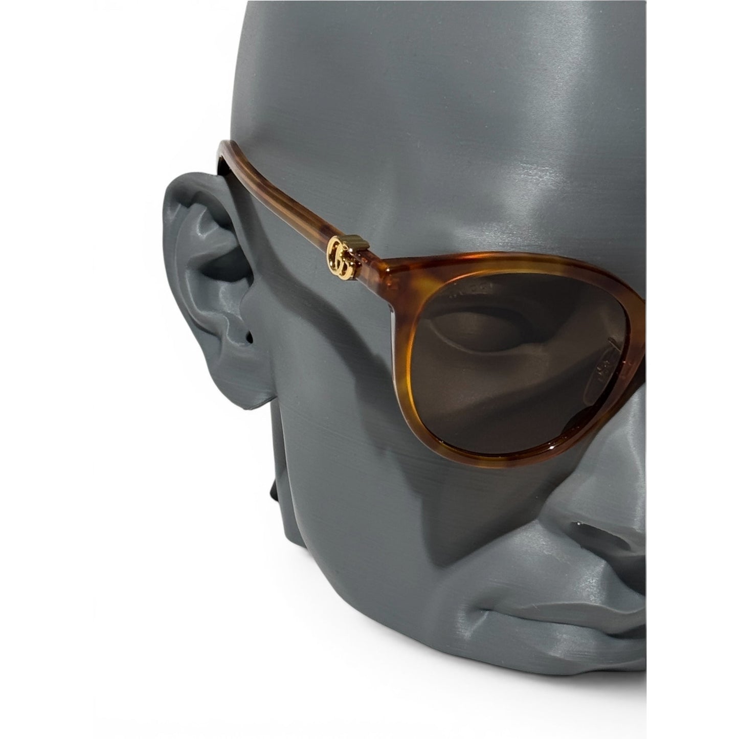 Gucci Oval Tortoise Sunglasses
