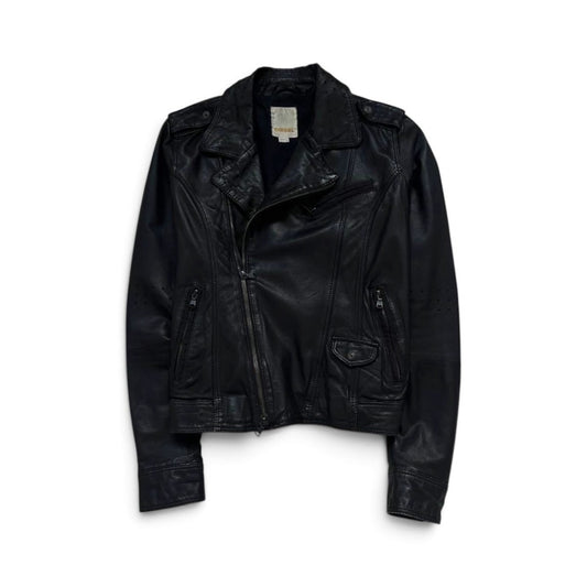 Diesel Women’s Leather Biker Jacket