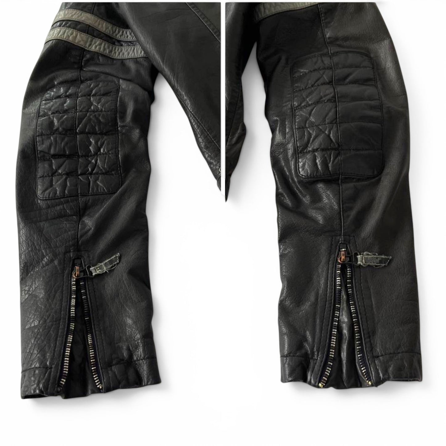 Jean Paul Gaultier Leather Vintage Moto Jacket
