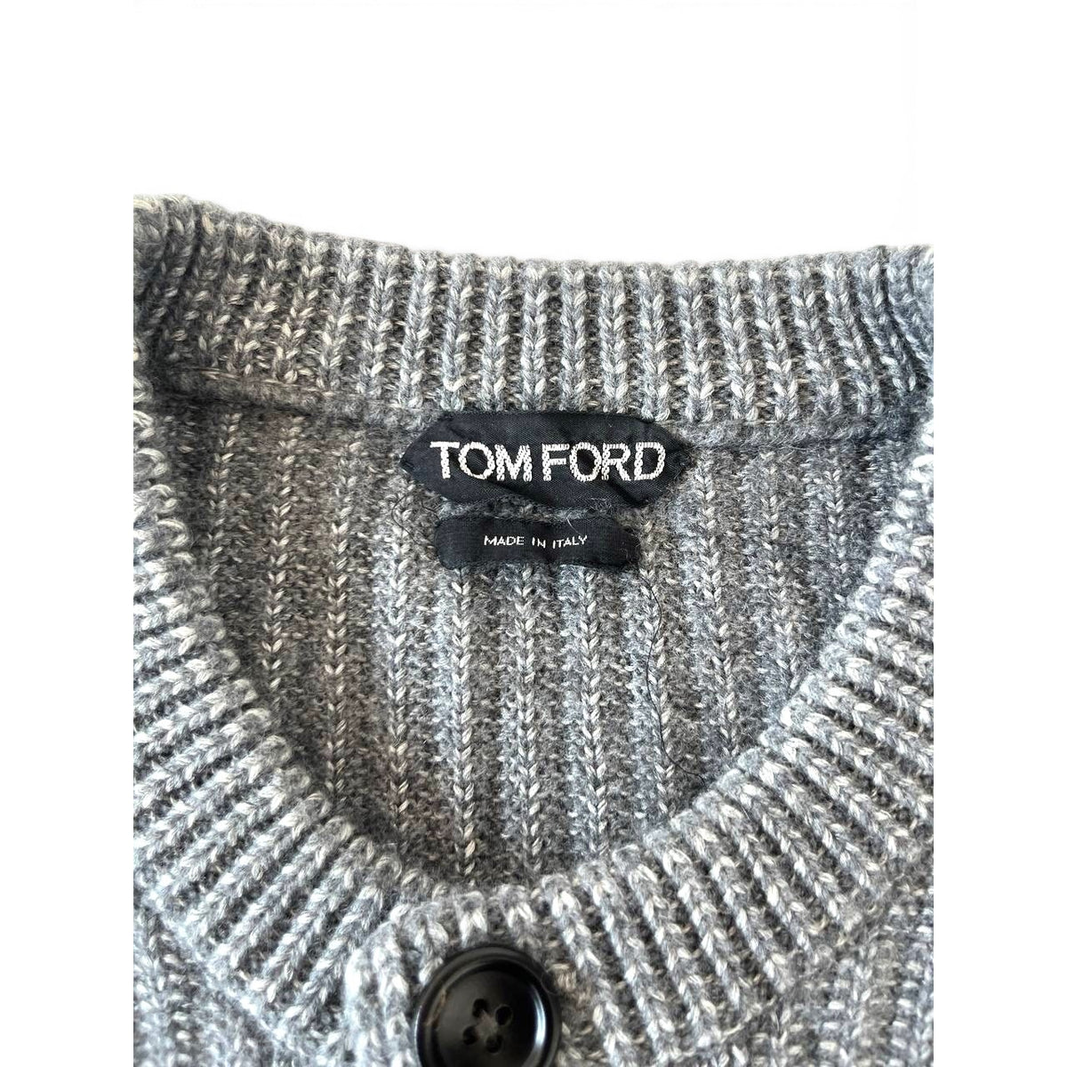 Tom Ford Ribbed Henley Sweater