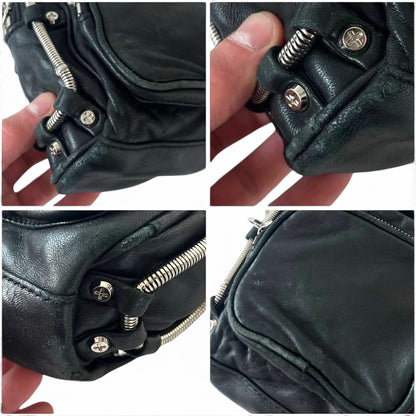 Alexander Wang Black Leather Multi-Pocket Crossbody Bag