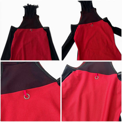 Save The Queen Italy Mesh Turtleneck Top