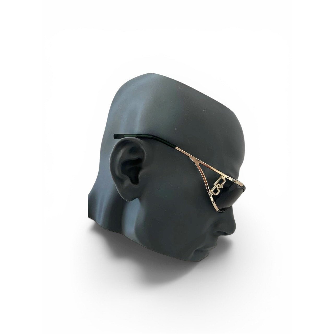 Dolce & Gabbana "DG" Logo Shield Sunglasses