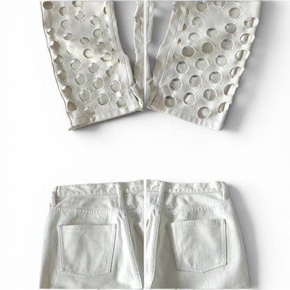 Maison Martin Margiela Archive Cut-Out Denim Pants