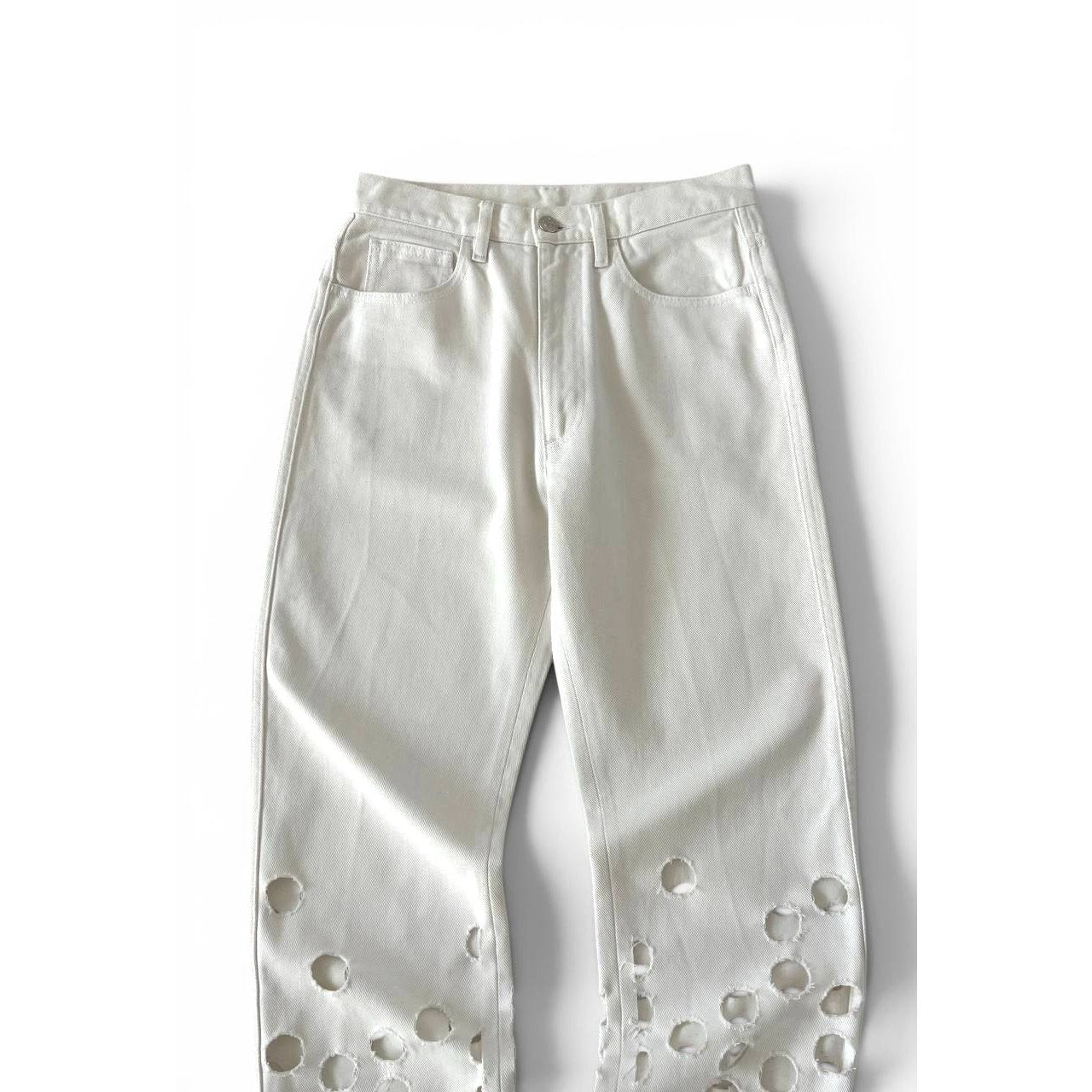Maison Martin Margiela Archive Cut-Out Denim Pants