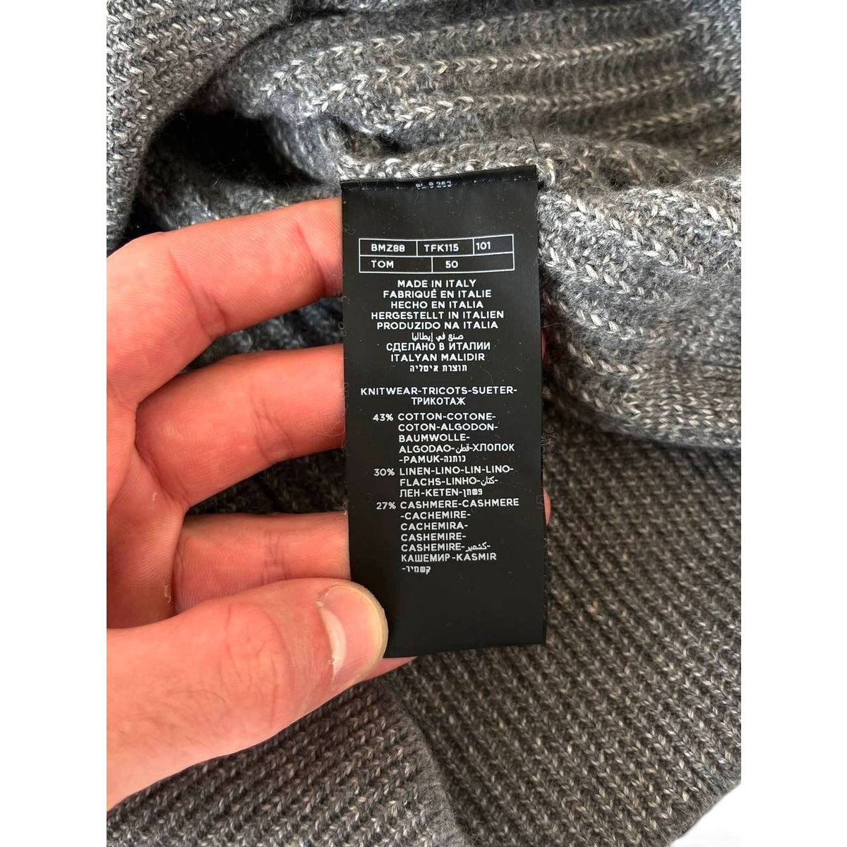 Tom Ford Ribbed Henley Sweater