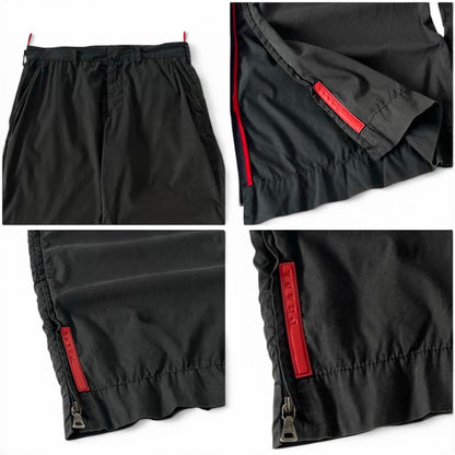 Prada Sport Linea Rossa Technical Nylon Pants