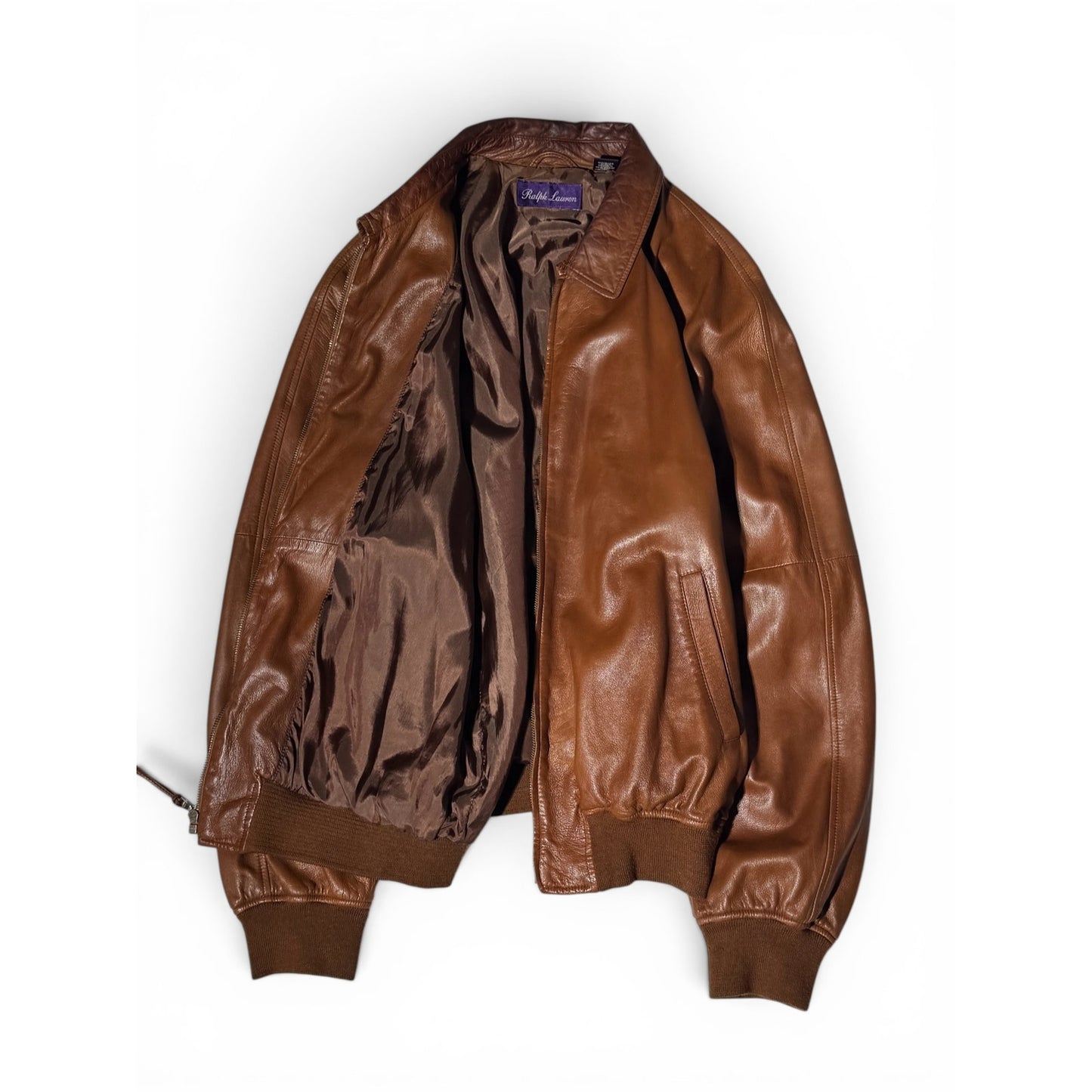 Ralph Lauren Purple Label Lambskin Leather Jacket
