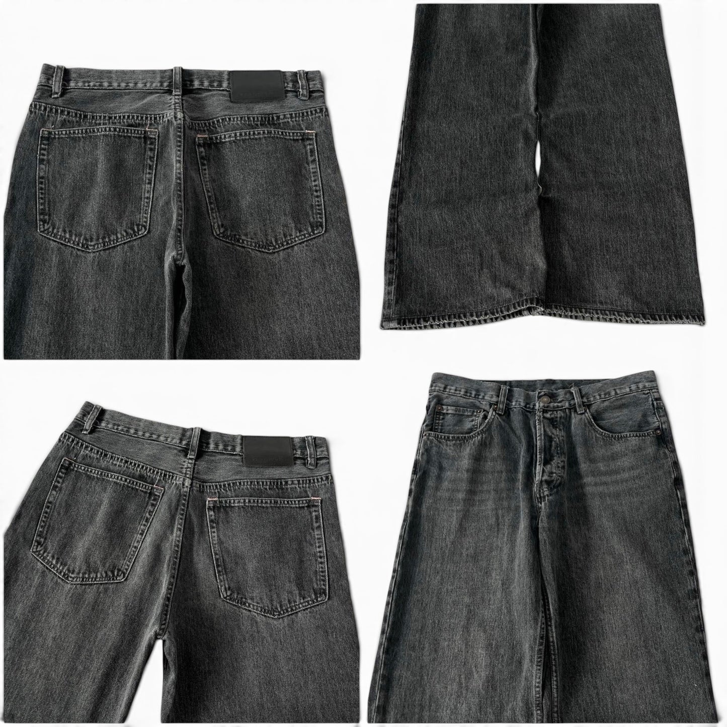 Acne Studios Wide Leg Jeans