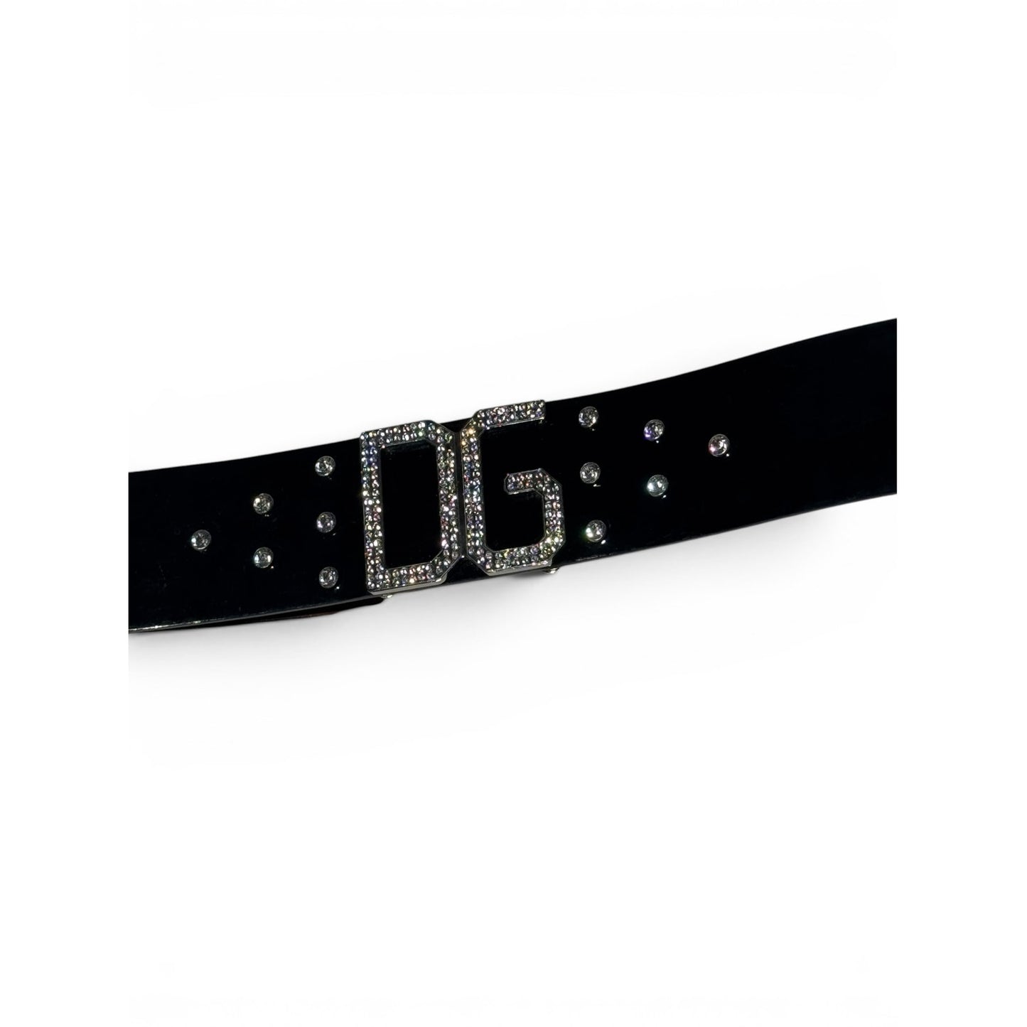 Dolce & Gabbana Crystal Logo Belt