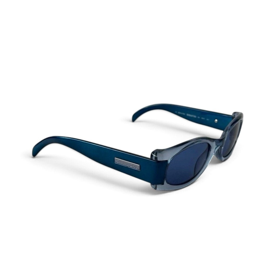 Christian Dior Manhattan Sunglasses Blue Transparent Frame