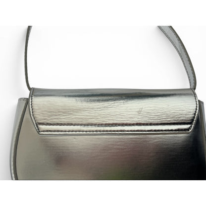 Diesel Metallic Silver Shoulder Bag