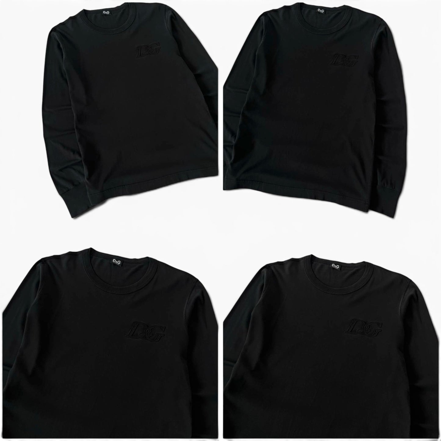 Dolce & Gabbana Embroidered Logo Long Sleeve