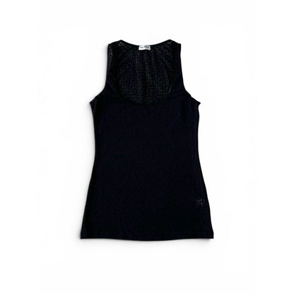 Dolce & Gabbana Logo Sheer Tank Top