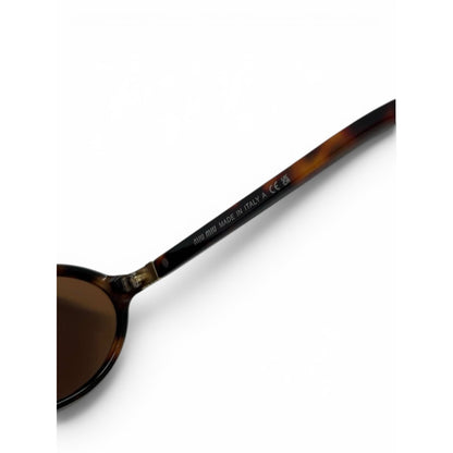 Miu Miu Oval Tortoiseshell Sunglasses