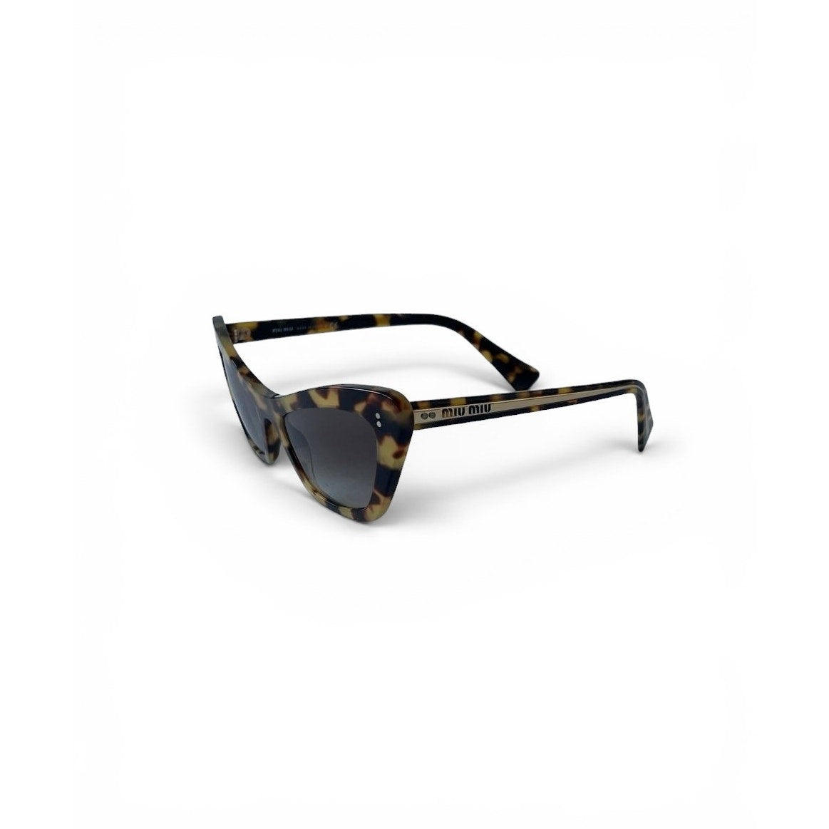 Miu Miu Tortoiseshell Cat Eye Sunglasses