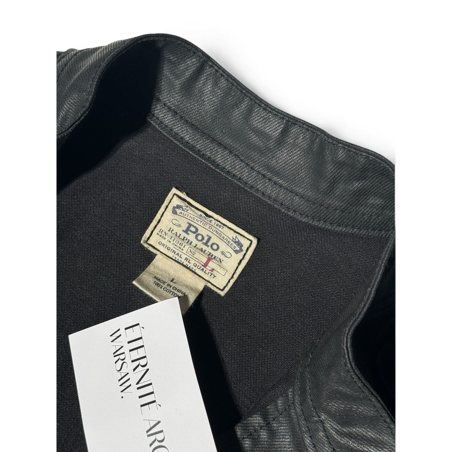 Polo Ralph Lauren Quilted Moto Jacket Black Women