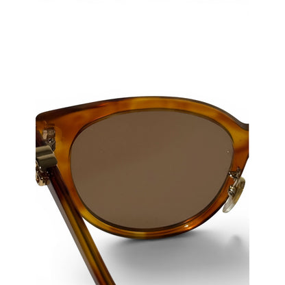 Gucci Oval Tortoise Sunglasses