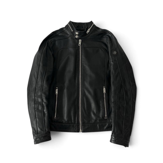 Diesel Leather Black Biker Jacket