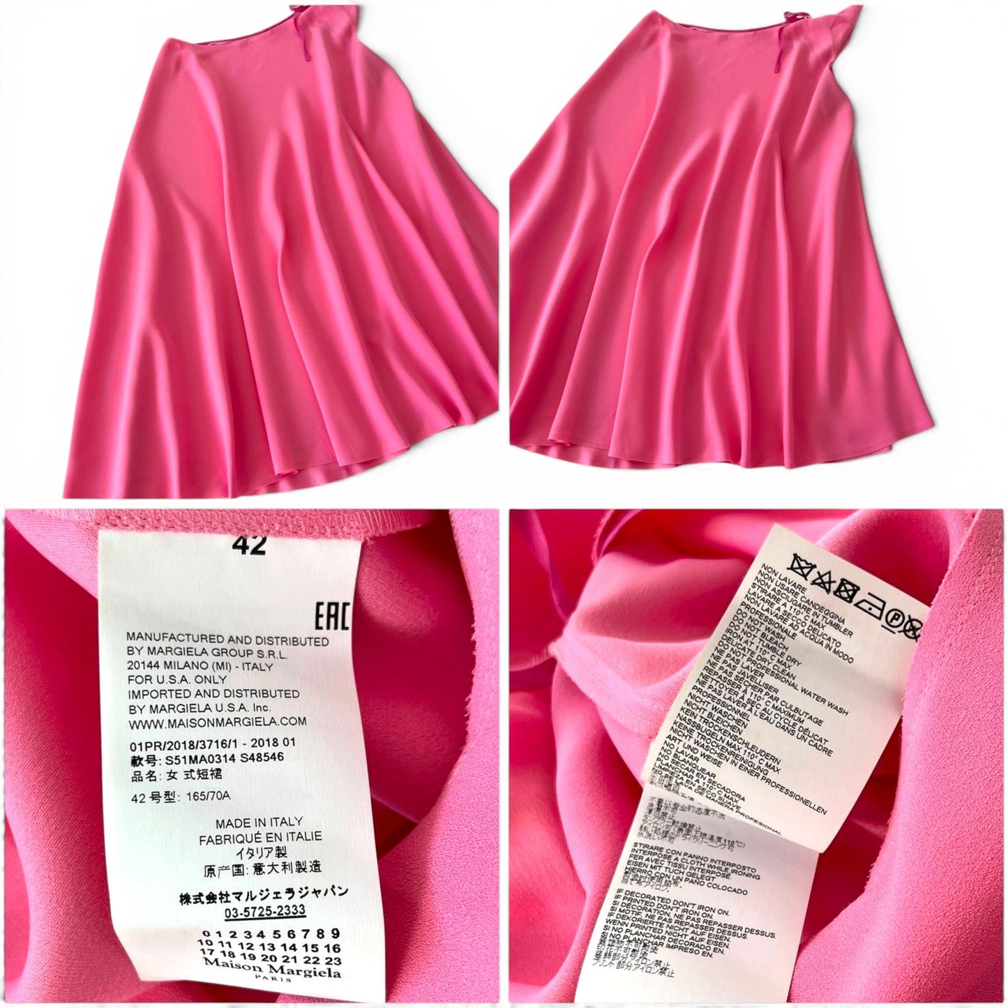 Maison Margiela Flared Midi Skirt
