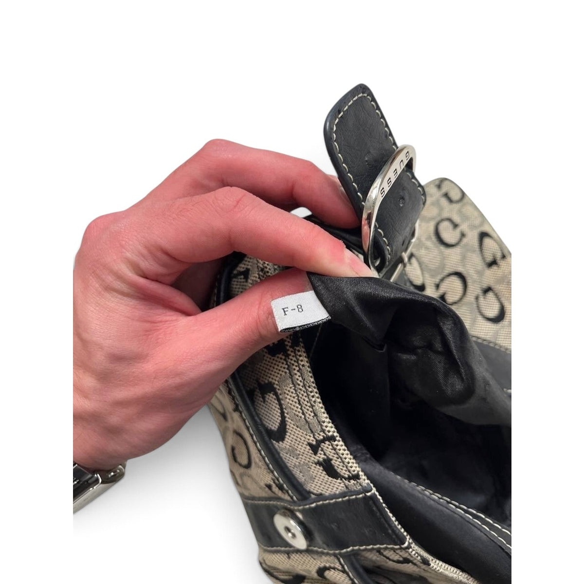 Guess Monogram Shoulder Bag