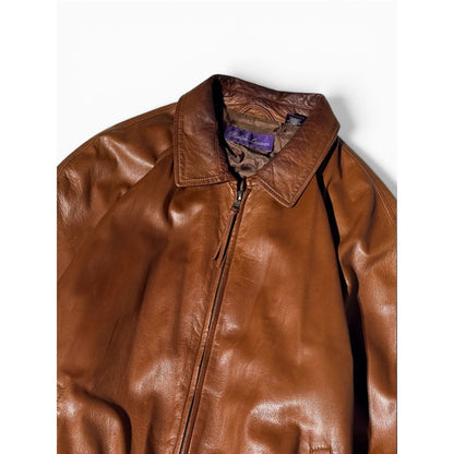 Ralph Lauren Purple Label Lambskin Leather Jacket