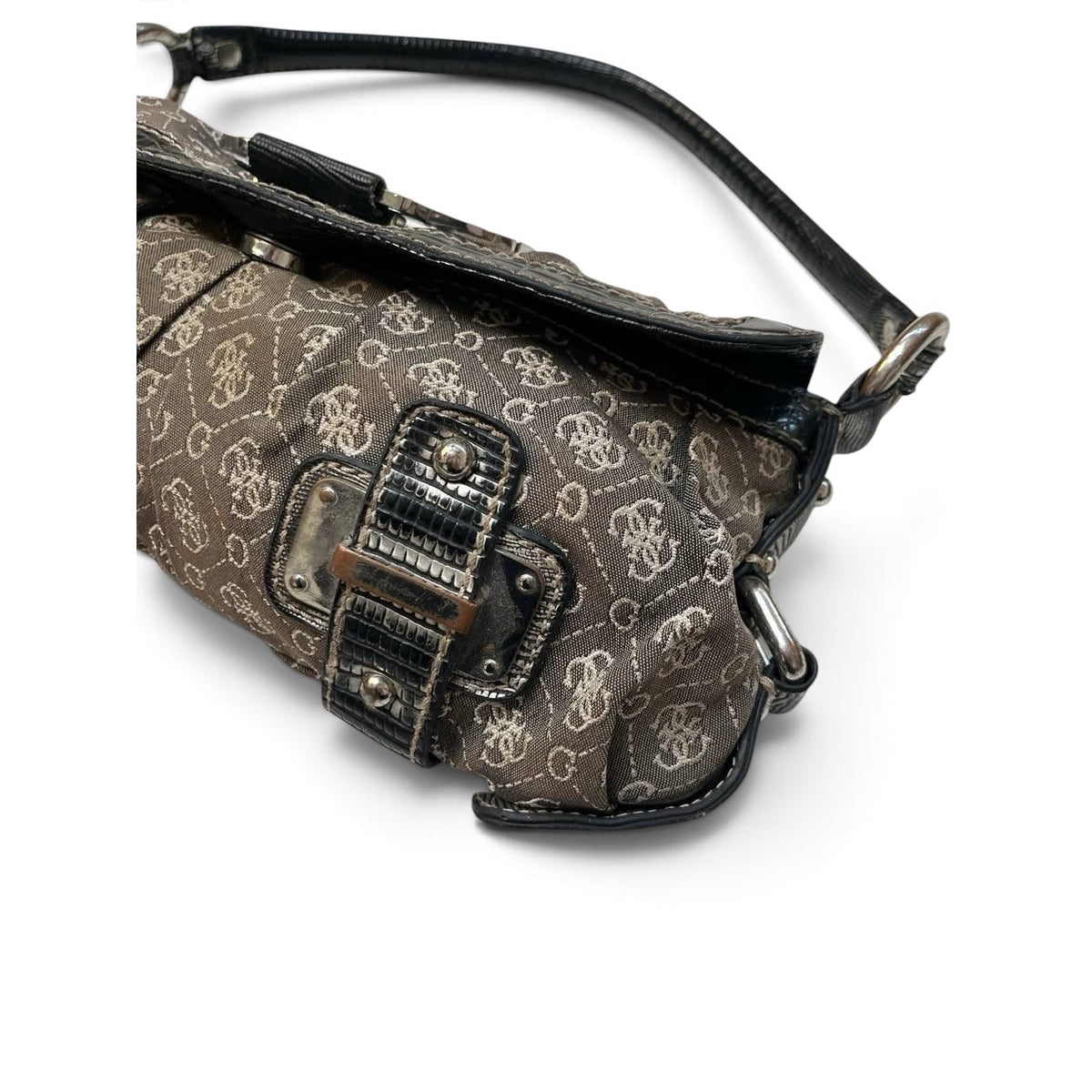Guess Vintage Y2K Monogram Shoulder Bag