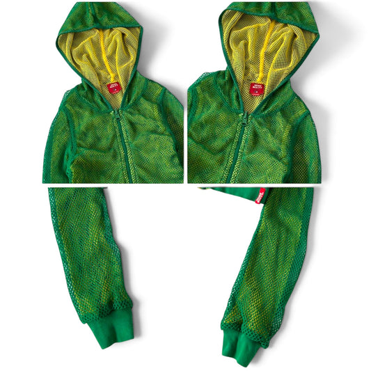 Miss Sixty Double Mesh Cropped Hoodie