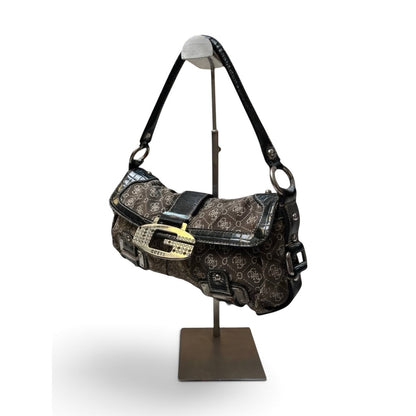 Guess Vintage Y2K Monogram Shoulder Bag