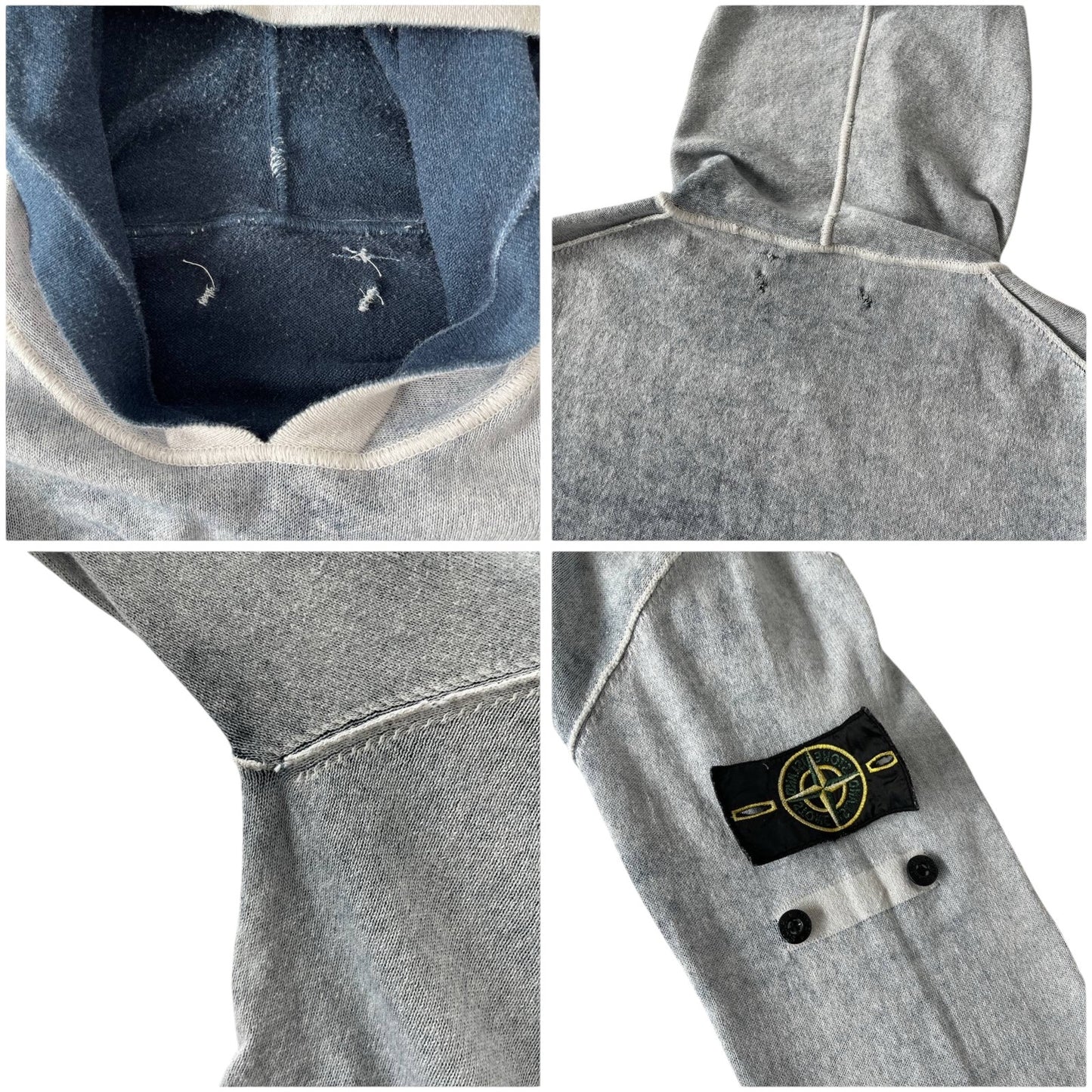 Stone Island Hooded Knit Sweater
