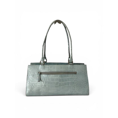 Guess Croc Embossed Satchel Bag