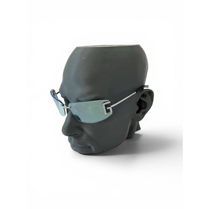 Dolce & Gabbana Rimless Shield Sunglasses