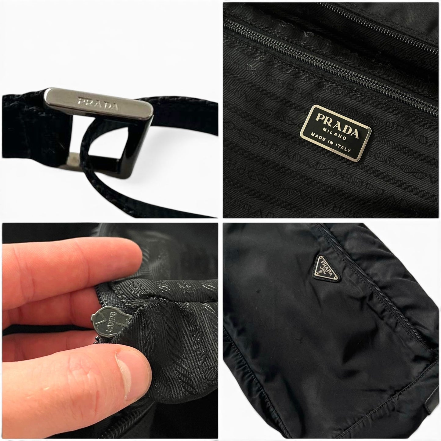 Prada Tessuto Nylon Shoulder Bag